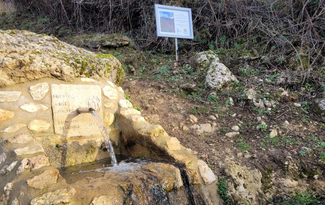 Fuente del Camello, una de las fuentes que componen el nuevo sendero turístico. Fuente del Camello, una de las fuentes que componen el nuevo sendero turístico.