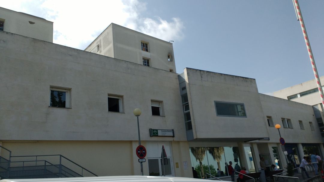Zona del Hospital afectada por el incendio Zona del Hospital afectada por el incendio