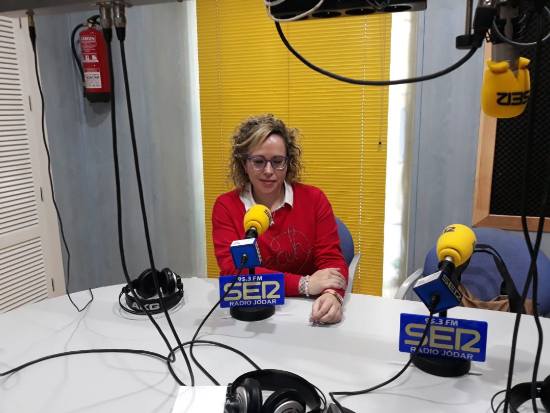 María Comino en nuestros estudios María Comino en nuestros estudios