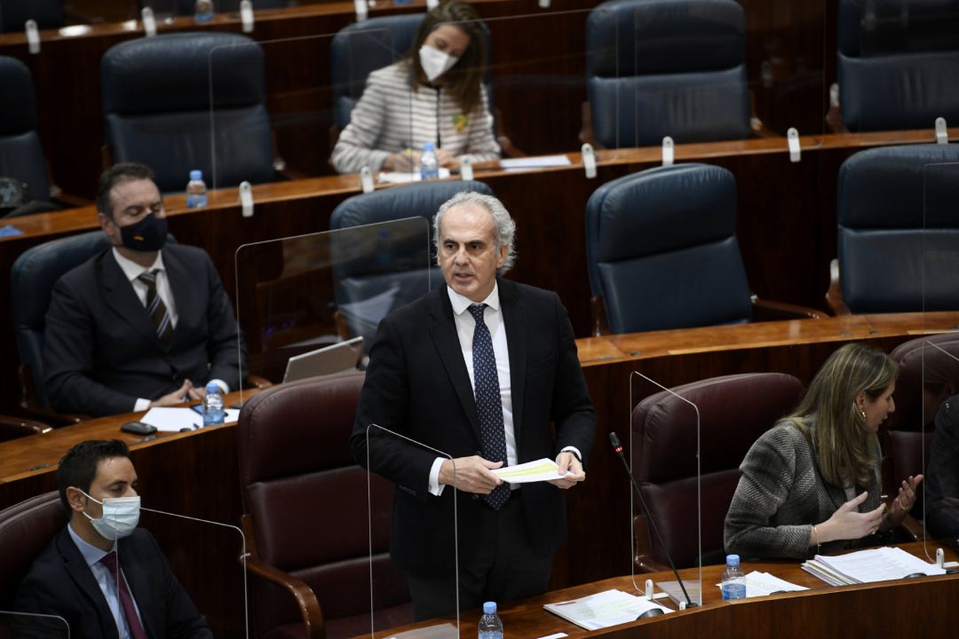 El consejero madrileño de Sanidad, Enrique Ruiz Escudero El consejero madrileño de Sanidad, Enrique Ruiz Escudero