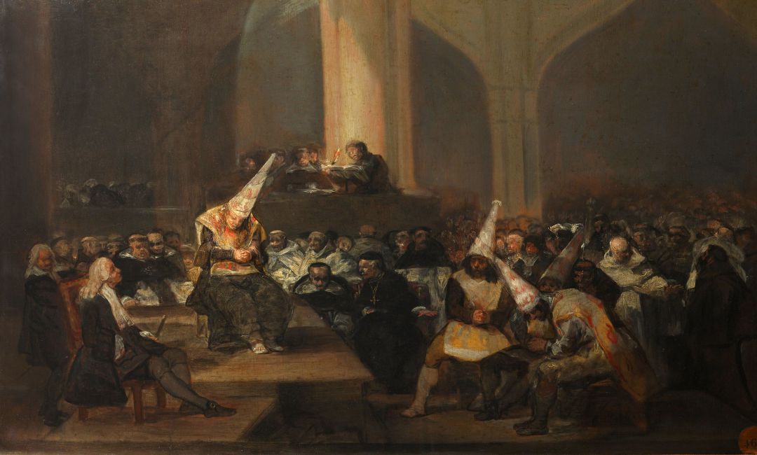 Cuadro de 'La Inquisición' de Goya. Cuadro de 'La Inquisición' de Goya.