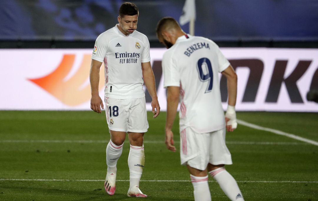Jovic y Benzema Jovic y Benzema