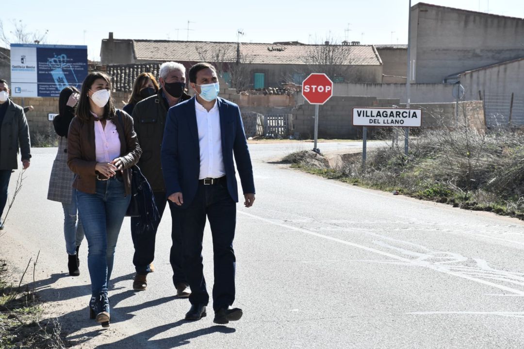 El presidente de la Diputación visita Villagarcía del Llano junto a la alcaldesa El presidente de la Diputación visita Villagarcía del Llano junto a la alcaldesa