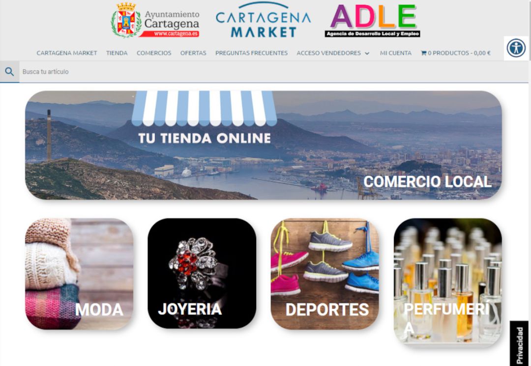 Cartel promocional de Cartagena Market Cartel promocional de Cartagena Market