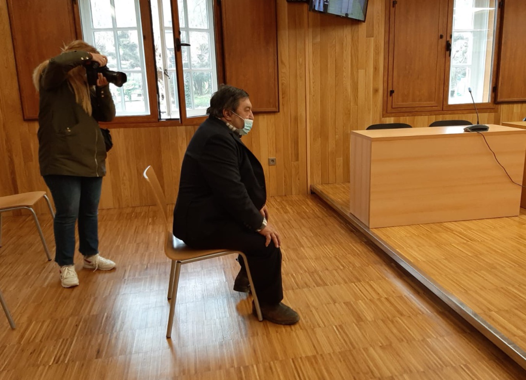Imagen durante el juicio en la Audiencia Provincial. Imagen durante el juicio en la Audiencia Provincial.