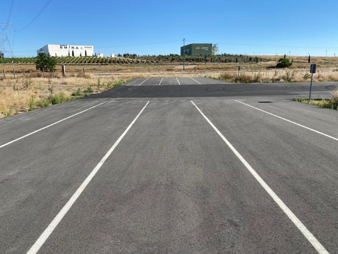 Espacio en el que se están llevando a cabo las obras del Área de Transportes Espacio en el que se están llevando a cabo las obras del Área de Transportes
