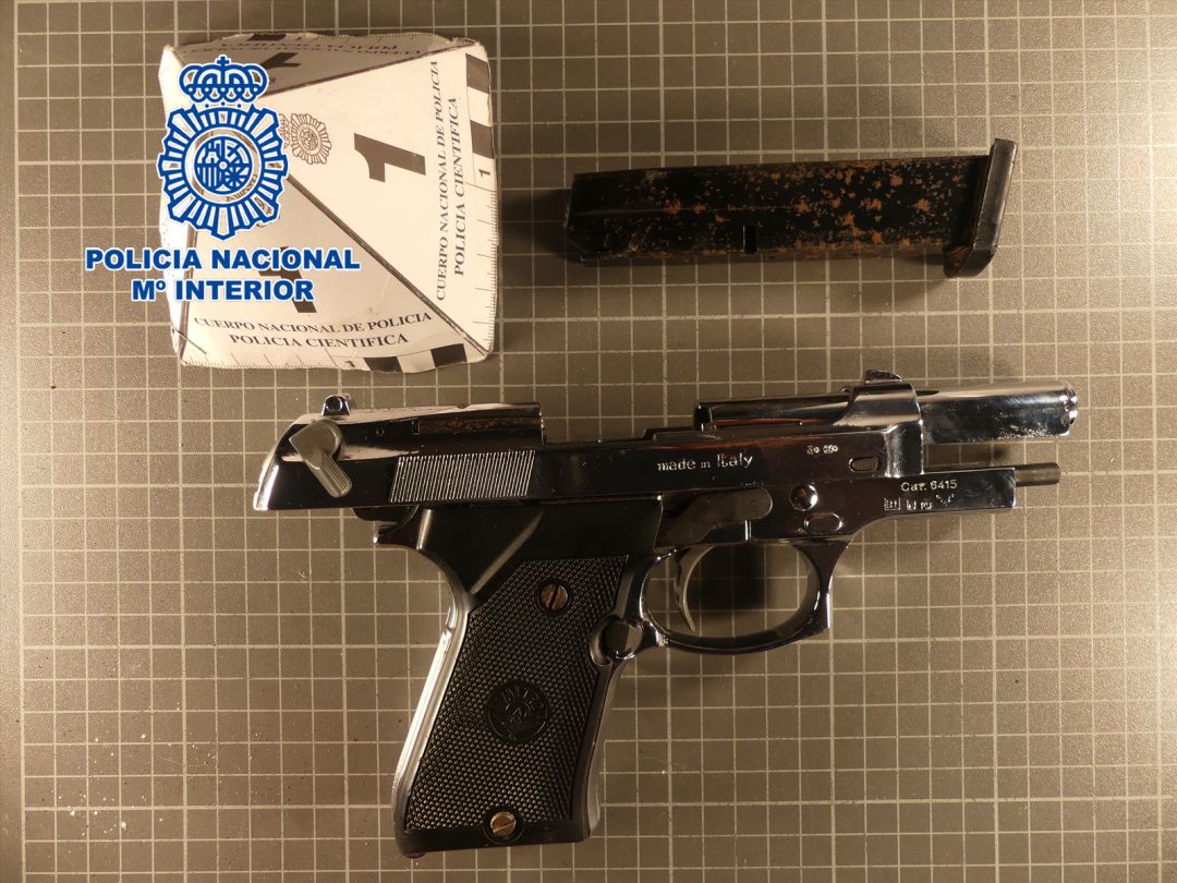 Armas decomisadas por la Policía Armas decomisadas por la Policía