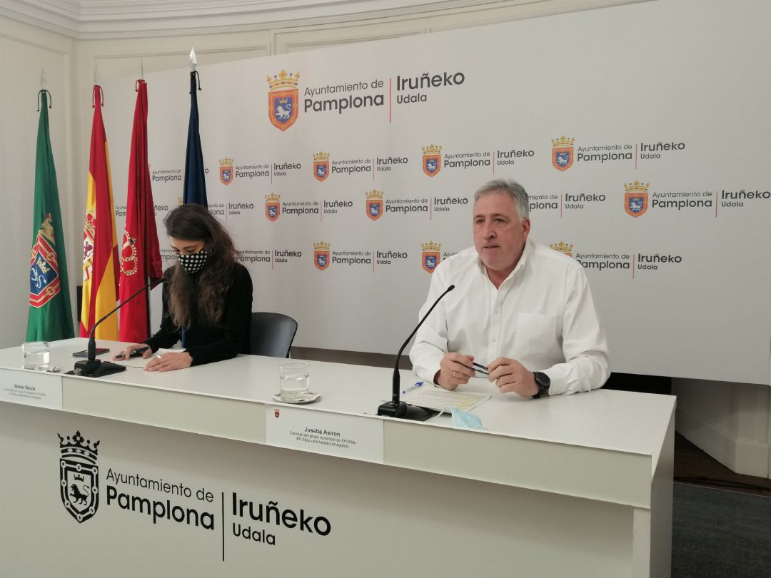 Maider Beloki y Joseba Asiron, en rueda de prensa Maider Beloki y Joseba Asiron, en rueda de prensa