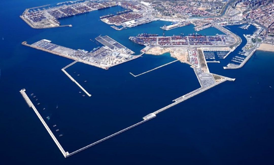 Imagen aérea de la ampliación norte del puerto donde se construirá una nueva terminal Imagen aérea de la ampliación norte del puerto donde se construirá una nueva terminal