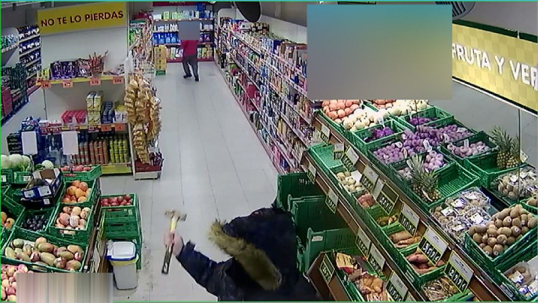 Imagen cámara supermercado Villanueva de la Torre Imagen cámara supermercado Villanueva de la Torre