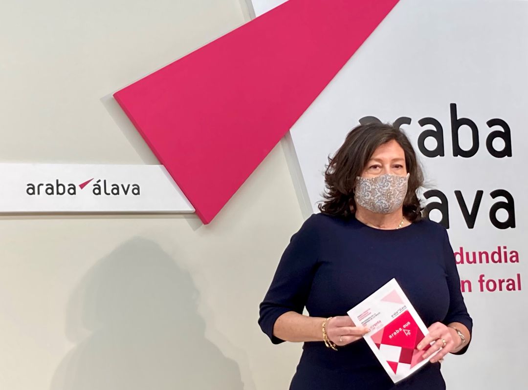 La diputada de Hacienda, Finanzas y Presupuestos, Itziar Gonzalo, en la presentación de la campaña de la Renta del 2021 La diputada de Hacienda, Finanzas y Presupuestos, Itziar Gonzalo, en la presentación de la campaña de la Renta del 2021
