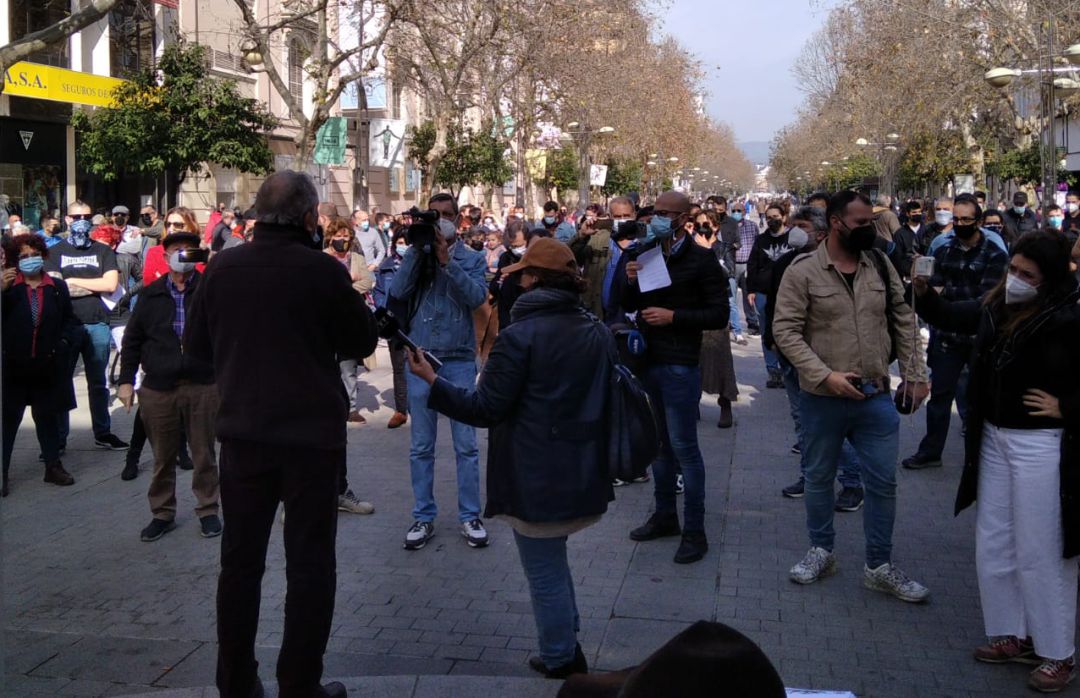 Concentración en Córdoba en protesta por el encarcelamiento de Pablo Hasél Concentración en Córdoba en protesta por el encarcelamiento de Pablo Hasél