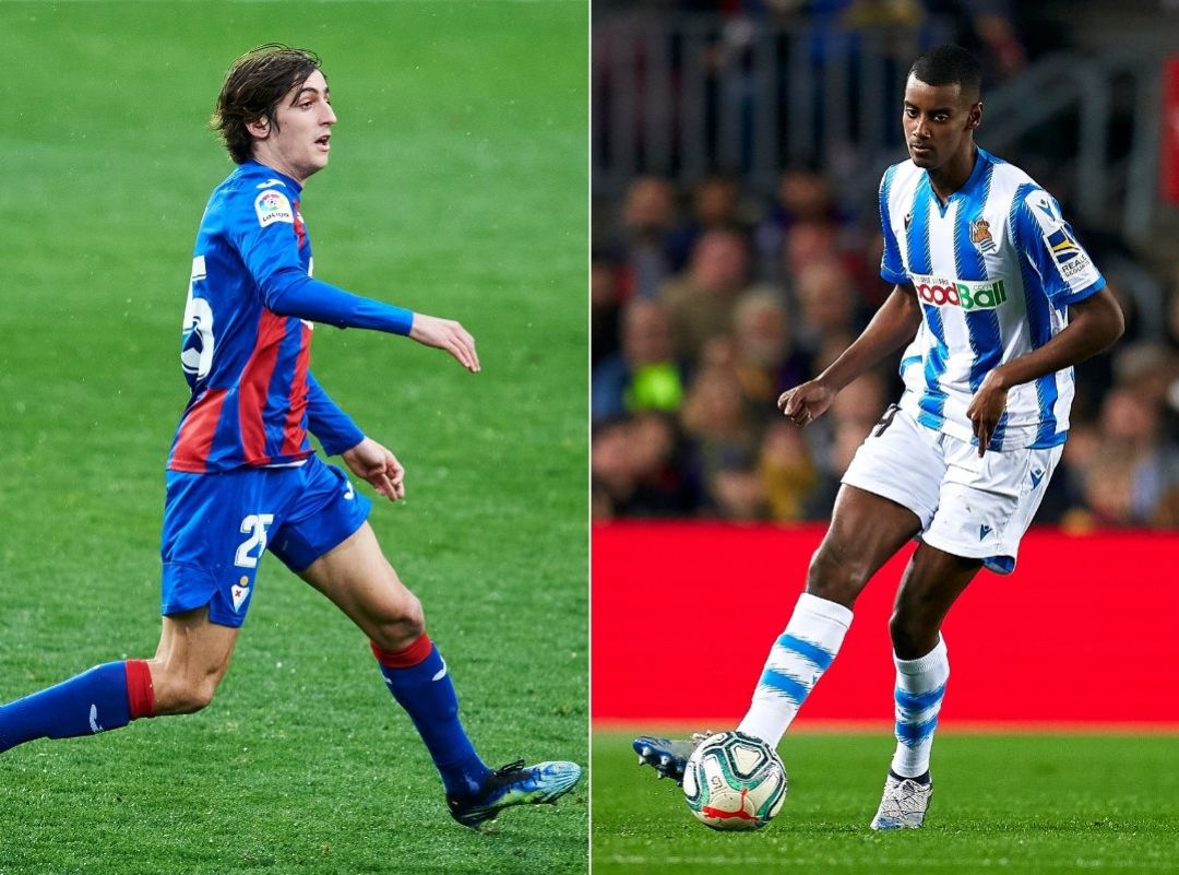 Bryan Gil y Alexander Isak están destacando con Eibar y Real Sociedad, respectivamente Bryan Gil y Alexander Isak están destacando con Eibar y Real Sociedad, respectivamente