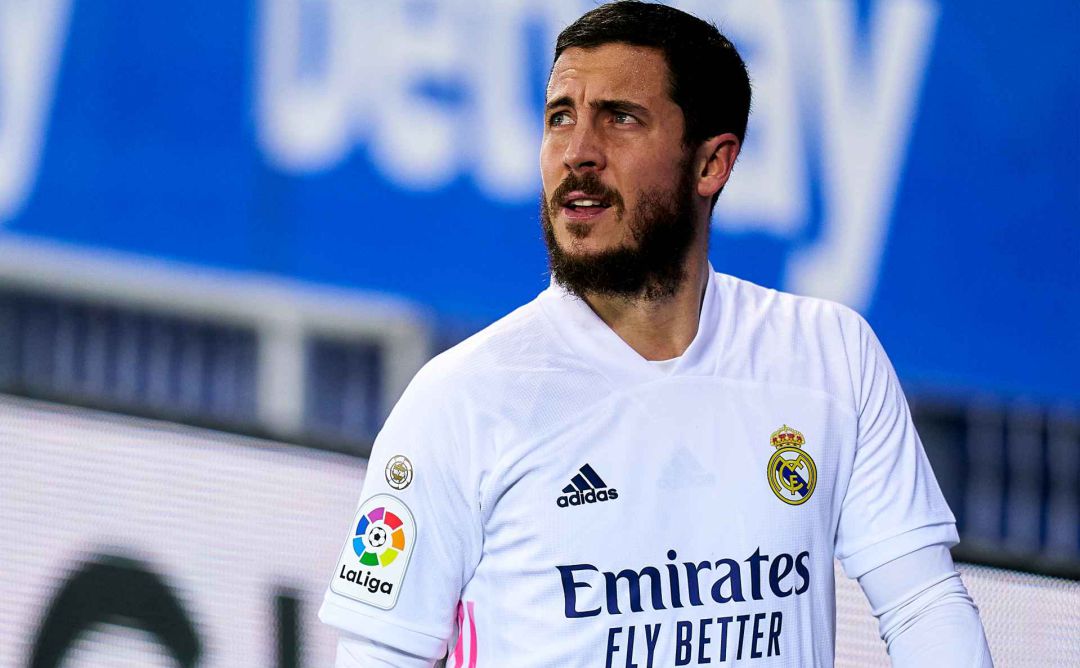 Eden Hazard, en un partido del Real Madrid. Eden Hazard, en un partido del Real Madrid.