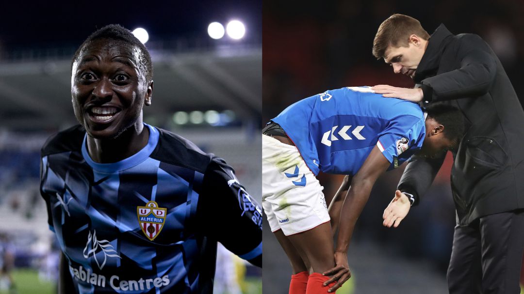 Sadiq viste la camiseta del Almería y estuvo a las órdenes de Steven Gerrard Sadiq viste la camiseta del Almería y estuvo a las órdenes de Steven Gerrard