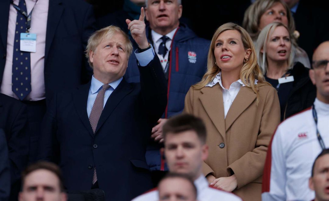 Boris Johnson, en un encuentro del Seis Naciones de rugby a principios de 2020. Boris Johnson, en un encuentro del Seis Naciones de rugby a principios de 2020.