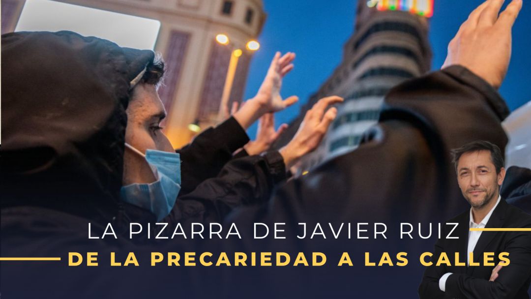 Protestas en la plaza de Callao de Madrid. Protestas en la plaza de Callao de Madrid.