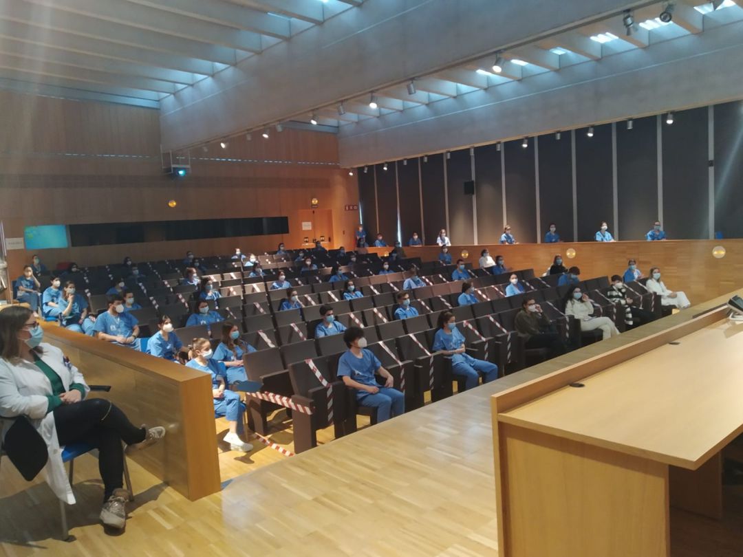 Acto de bienvenida a las nuevas enfermeras en prácticas en el Complejo Asistencial de Burgos Acto de bienvenida a las nuevas enfermeras en prácticas en el Complejo Asistencial de Burgos