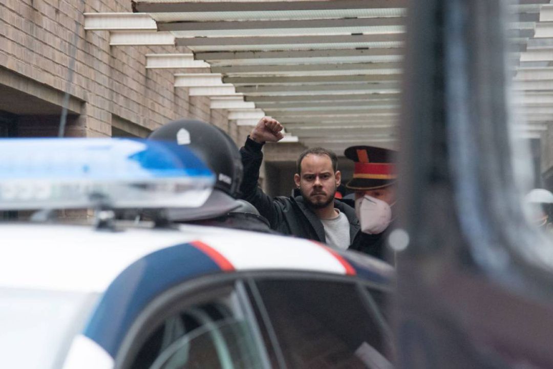 Detención de Pablo Hasél en la Universidad de Lleida el 16 de febrero Detención de Pablo Hasél en la Universidad de Lleida el 16 de febrero