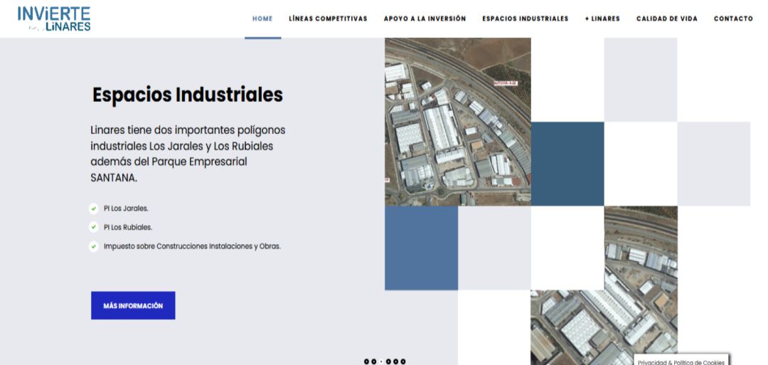 Portal web invierteenlinares.es. Portal web invierteenlinares.es.
