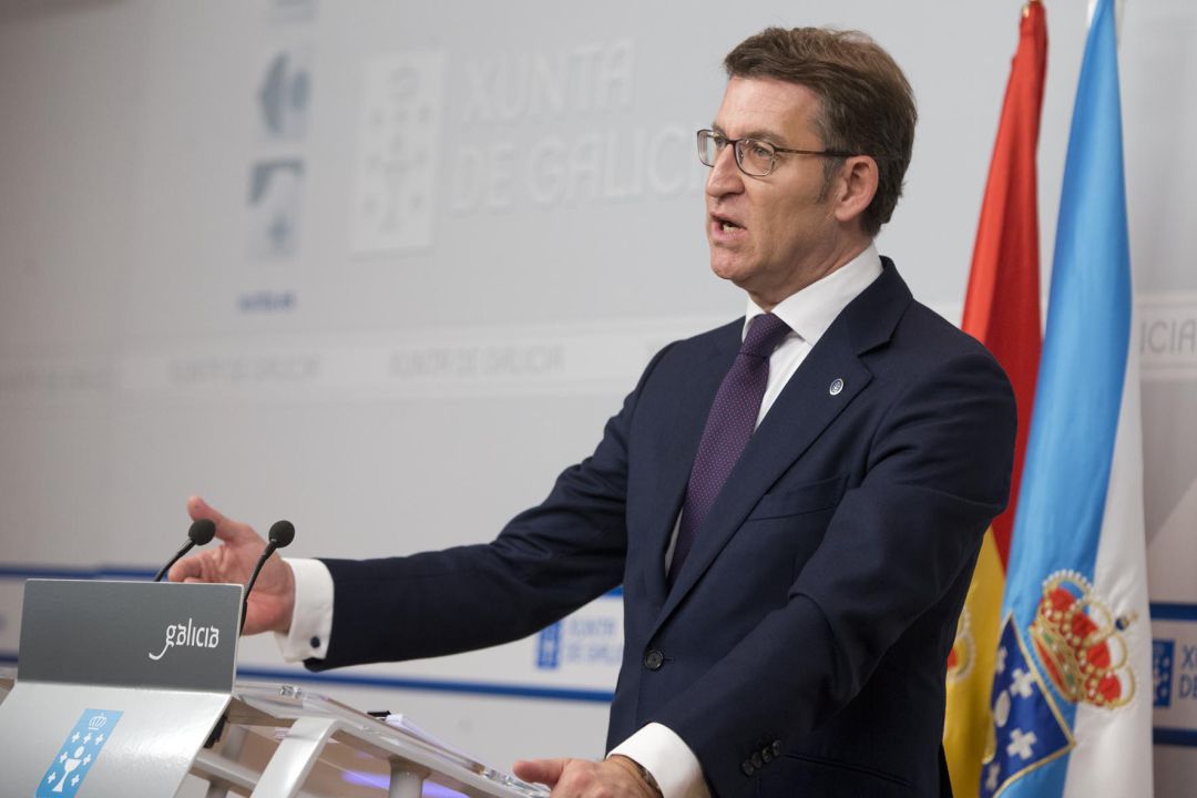 Feijóo habla de la desescalada gradual Feijóo habla de la desescalada gradual
