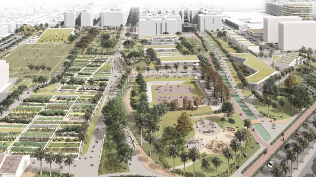 Figuración del PAI de Benimaclet presentado por Metrovacesa Figuración del PAI de Benimaclet presentado por Metrovacesa