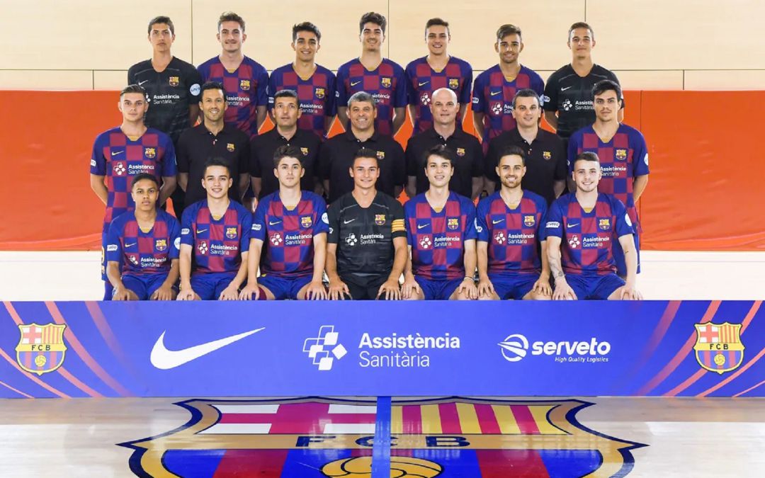 Plantilla del FC Barcelona B de fútbol sala Plantilla del FC Barcelona B de fútbol sala