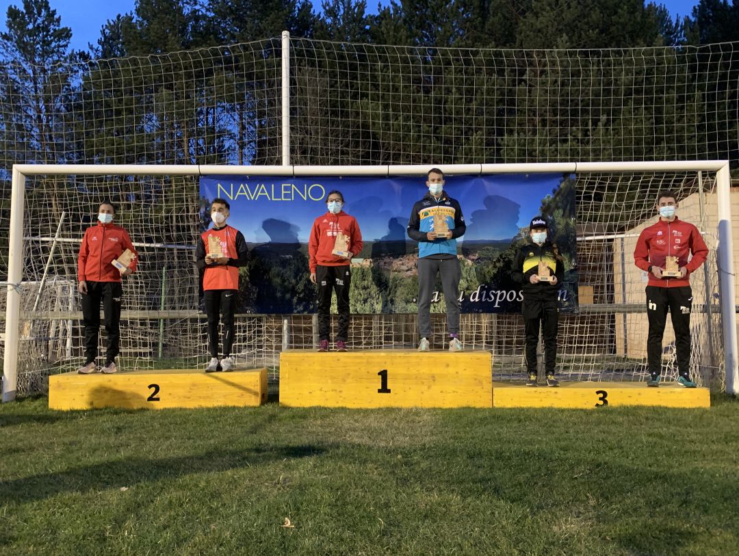 Podio del Duatlón Standard de Navaleno, Campeonato de Castilla y León. Podio del Duatlón Standard de Navaleno, Campeonato de Castilla y León.