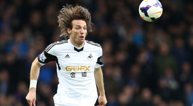 Michu, en su etapa en la Premier League. Michu, en su etapa en la Premier League.