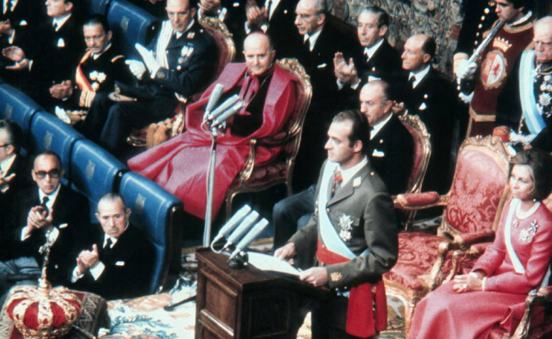 Juan Carlos de Borbón en 1975
Juan Carlos de Borbón en 1975