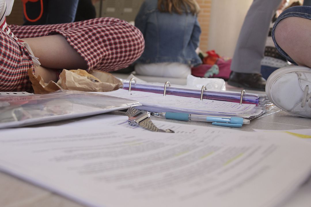 Imagen de una clase en Castelló Imagen de una clase en Castelló