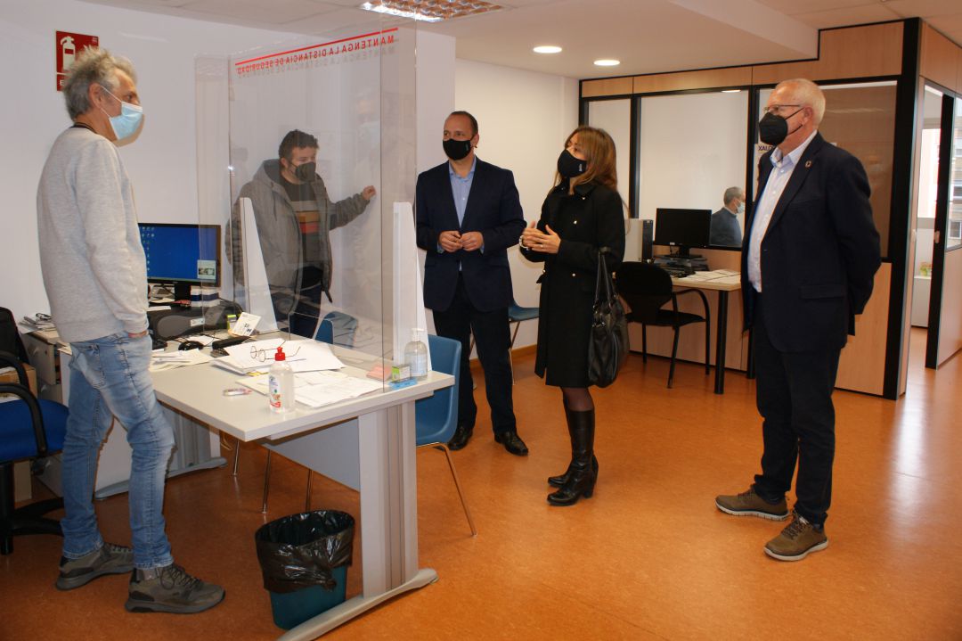 Visita a la oficina Xaloc de Dénia. Visita a la oficina Xaloc de Dénia.