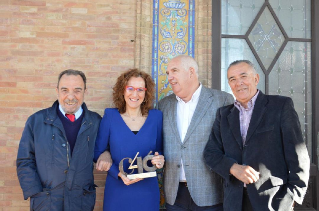 De izquierda a derecha: Eduardo Saborido, Nuria López, Francisco Carbonero y Julio Ruiz. De izquierda a derecha: Eduardo Saborido, Nuria López, Francisco Carbonero y Julio Ruiz.