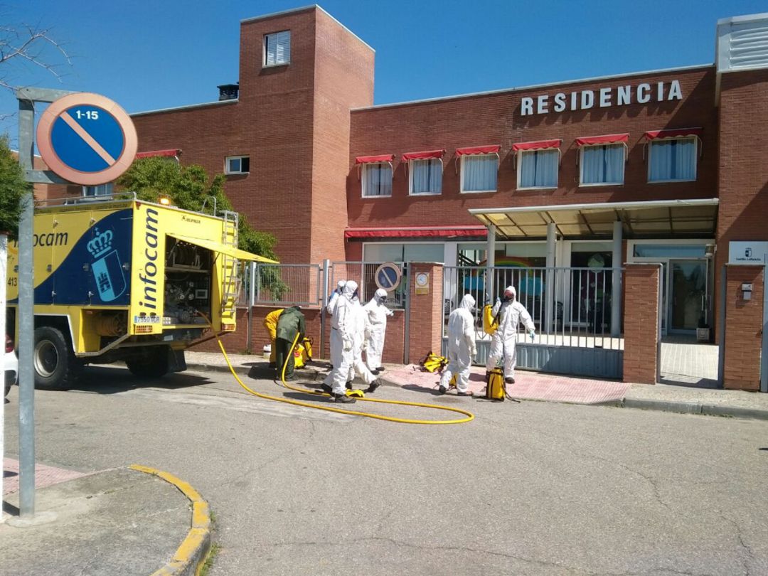 Desinfección en una residencia de mayores Desinfección en una residencia de mayores