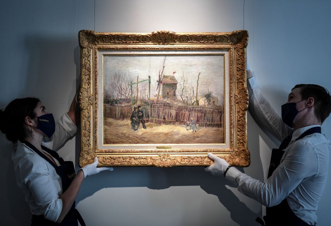 El cuadro de Van Gogh que va a ser subastado El cuadro de Van Gogh que va a ser subastado