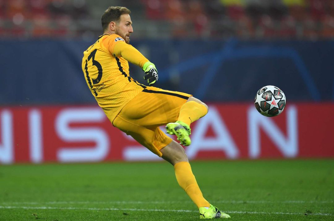 El portero del Atlético Jan Oblak. El portero del Atlético Jan Oblak.