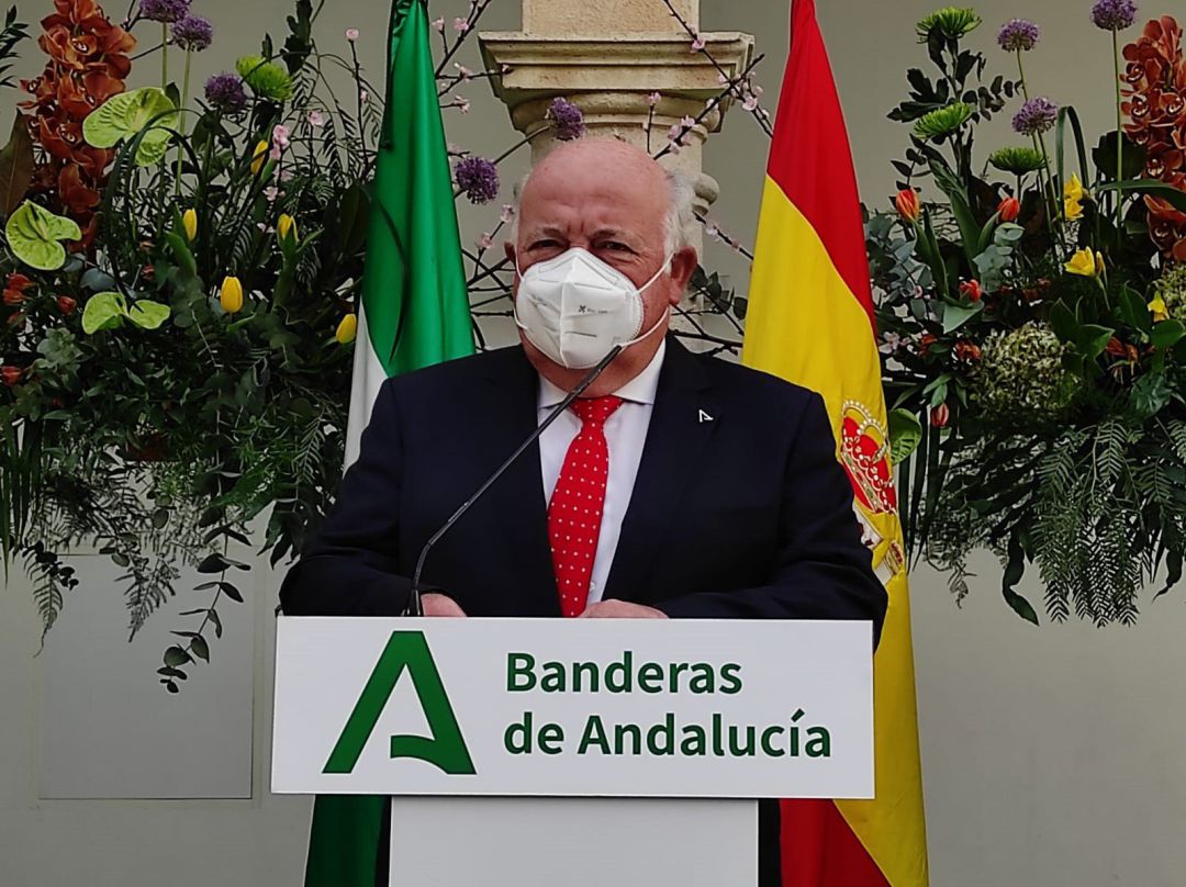 El consejero de Salud y Familias de la Junta de Andalucía, Jesús Aguirre. El consejero de Salud y Familias de la Junta de Andalucía, Jesús Aguirre.