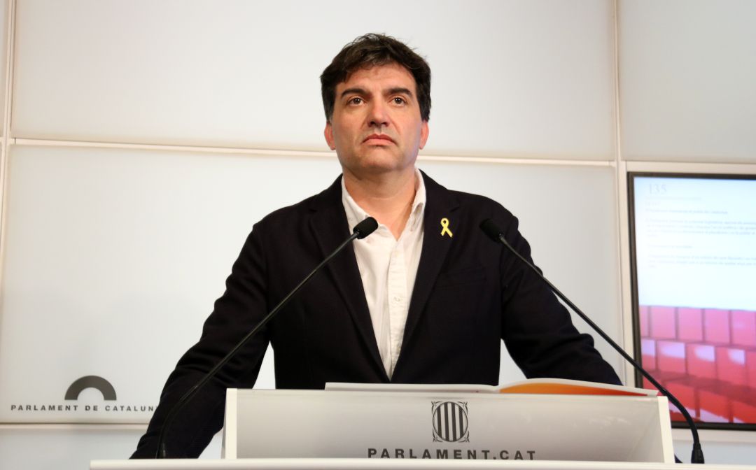 El presidente del grupo parlamentario de ERC, Sergi Sabrià, en una imagen de archivo El presidente del grupo parlamentario de ERC, Sergi Sabrià, en una imagen de archivo