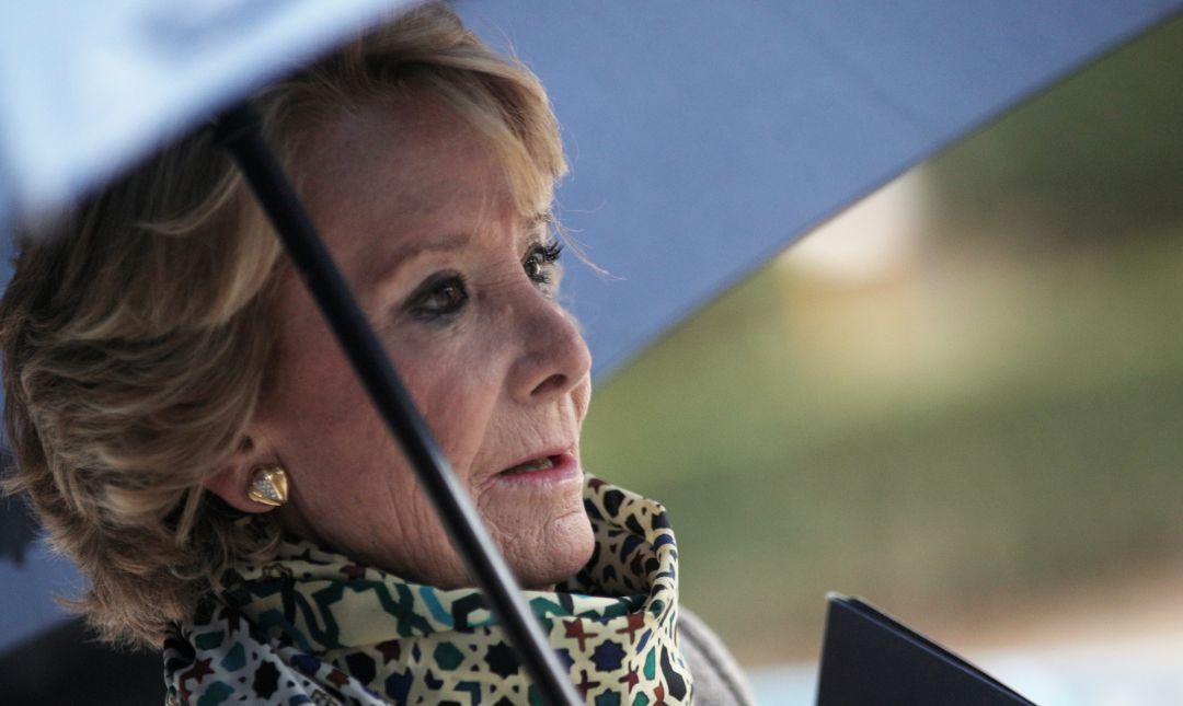 Esperanza Aguirre en una imagen de archivo de 2018. Esperanza Aguirre en una imagen de archivo de 2018.