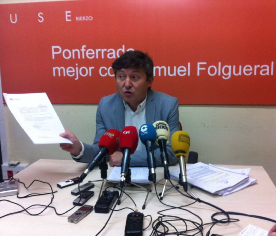 El exalcalde Samuel Folgueral en una foto de archvio El exalcalde Samuel Folgueral en una foto de archvio