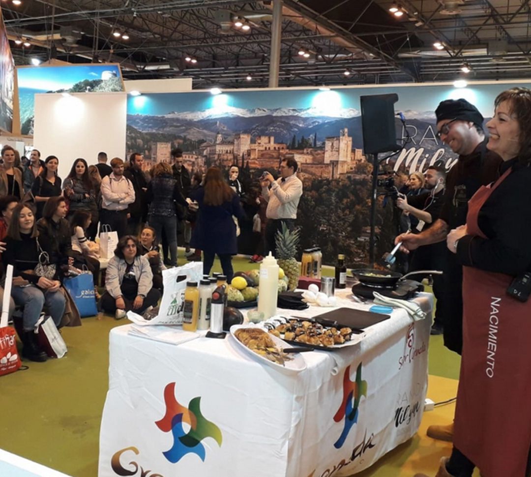 Imagen de archivo de la participación de la provincia de Granada en Fitur Imagen de archivo de la participación de la provincia de Granada en Fitur