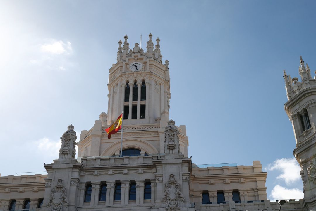 Archivo - Fachada del Palacio de Cibeles, actual ayuntamiento de Madrid. Archivo - Fachada del Palacio de Cibeles, actual ayuntamiento de Madrid.