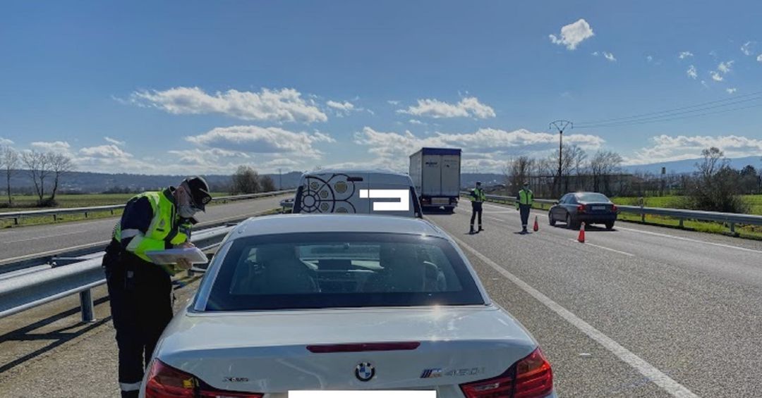 El control se saldó también con una detención El control se saldó también con una detención