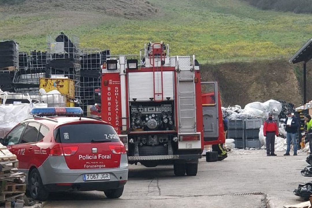 Accidente laboral con operario fallecido en empresa de Sorauren Accidente laboral con operario fallecido en empresa de Sorauren