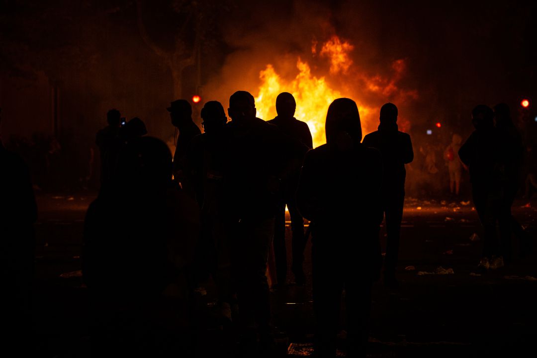 Una de las protestas llevadas a cabo en 2019 en Barcelona. Una de las protestas llevadas a cabo en 2019 en Barcelona.