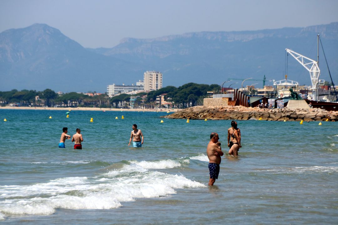 Platja de Llevant de Salou a l'estiu de 2020 Platja de Llevant de Salou a l'estiu de 2020