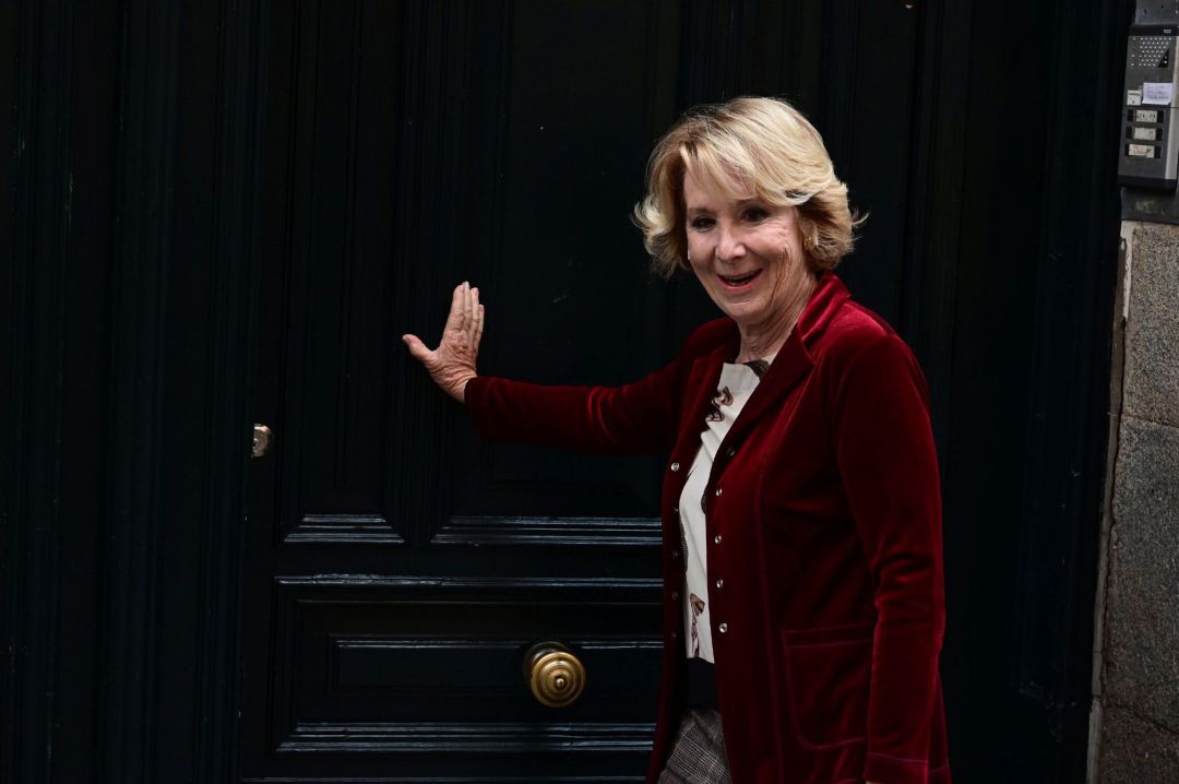 La expresidenta de la Comunidad de Madrid Esperanza Aguirre La expresidenta de la Comunidad de Madrid Esperanza Aguirre