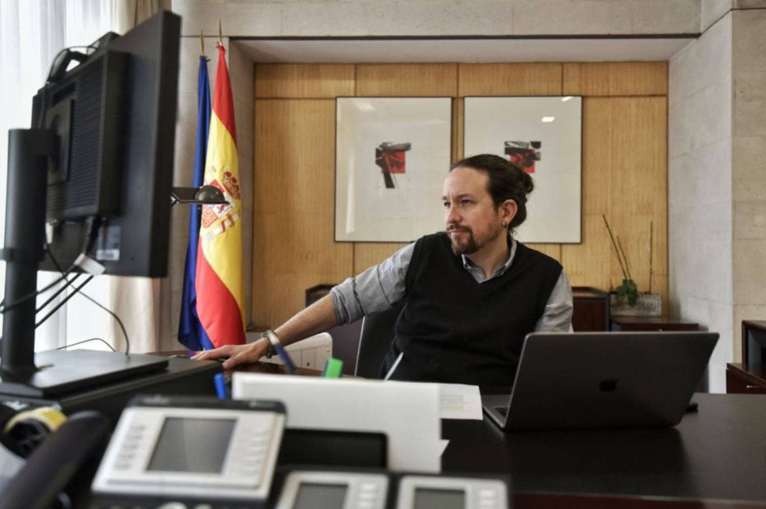 El vicepresidente segundo del Gobierno, Pablo Iglesias, en una foto de archivo El vicepresidente segundo del Gobierno, Pablo Iglesias, en una foto de archivo