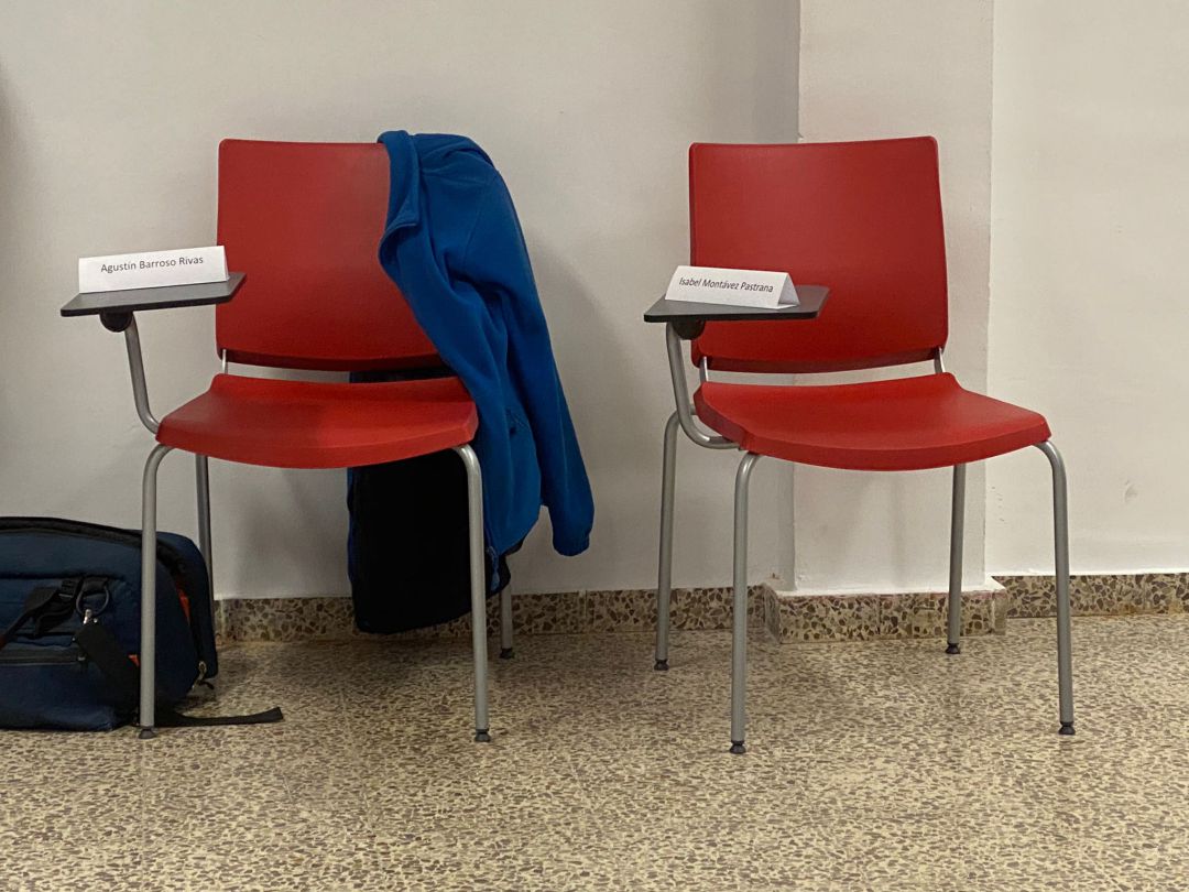 Sillas no ocupadas de los concejales de Podemos Sillas no ocupadas de los concejales de Podemos