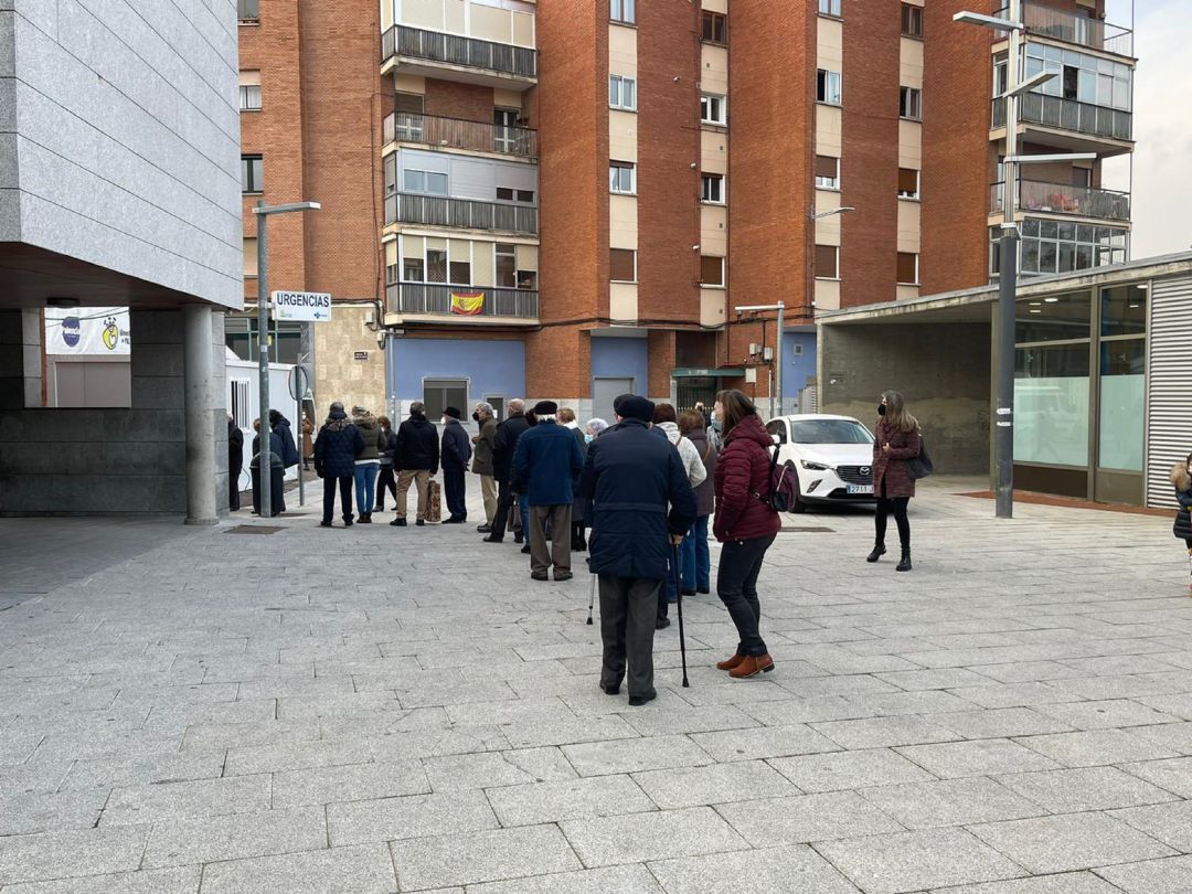 Palencia vacuna a sus nonagenarios Palencia vacuna a sus nonagenarios